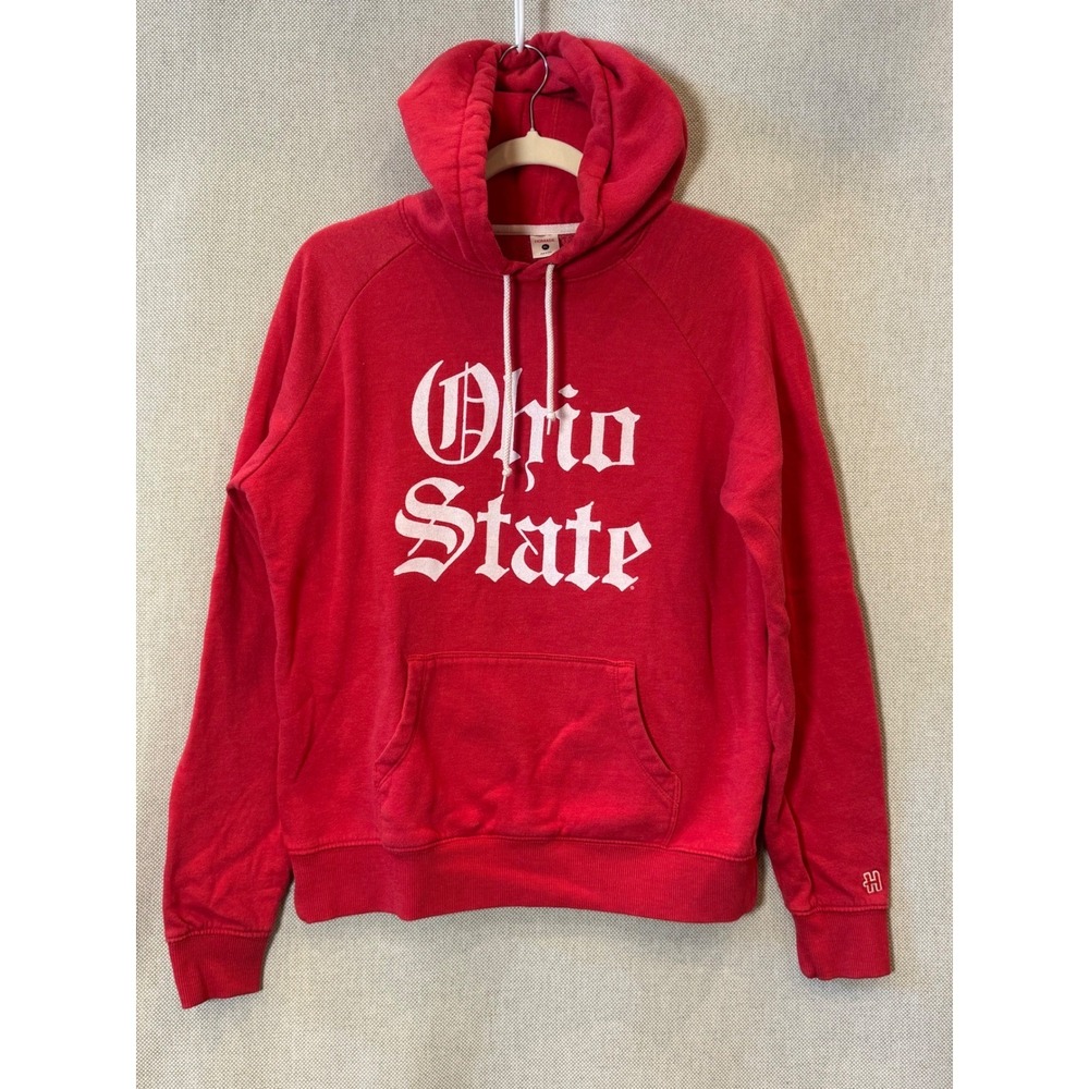 Homage Ohio State Buckeyes Youth XL Hoodie Red Old English Graphic OSU Football